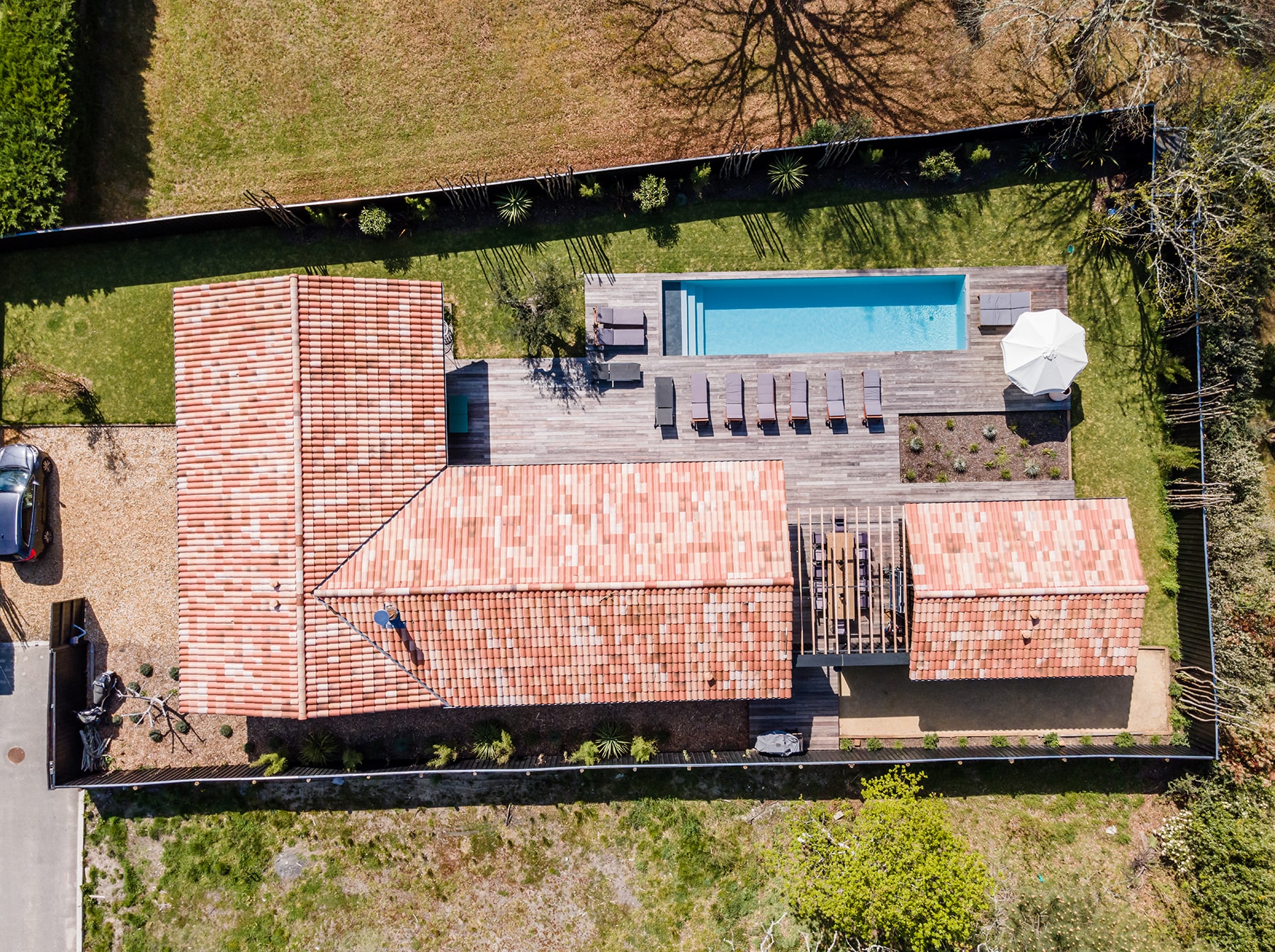 Vue aérienne du Cap-Ferret
